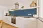 Preview: Küchenrückwand Einfarbig Orientblau