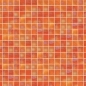 Preview: Küchenrückwand Modern Mosaik Orange