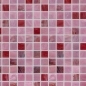 Preview: Küchenrückwand Rot Mosaik Optik