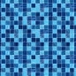 Preview: Küchenrückwand Blau Mix Mosaik