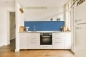 Preview: Küchenrückwand Einfarbig Dodger Blau