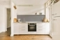 Preview: Küchenrückwand Einfarbig Grau