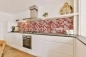 Preview: Küchenrückwand Acrylglas Rot Rosa Mosaik