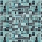 Preview: Küchenrückwand Acrylglas Blau Mosaiksteine