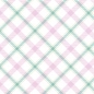 Preview: Küchenrückwand Acrylglas Shabby Tartan Mint Pink