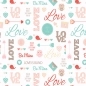 Preview: Küchenrückwand Aluverbund Love Shabby Design