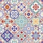 Preview: Küchenrückwand Folie Osmanische Keramik Patchwork