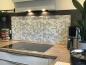 Preview: Spritzschutz Küche Mosaik Grau