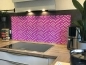 Preview: Spritzschutz Küche Aluverbund Pink Lila Mosaik