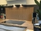 Preview: Spritzschutz Küche Hartschaumplatte Rüster Holz
