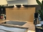 Preview: Spritzschutz Küche Hartschaumplatte Kiefernholz
