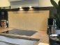 Preview: Spritzschutz Küche Hartschaumplatte Ahornholz