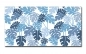 Preview: Spritzschutz Küche Monstera Blau