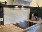 Preview: Spritzschutz Küche Hartschaumplatte Marmor Grau Beige