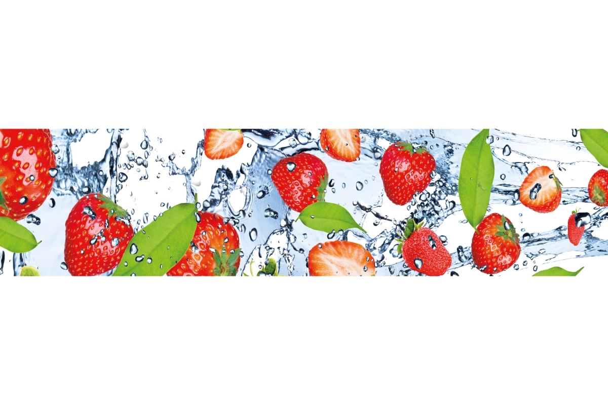 Küchenrückwand Erdbeeren Splash