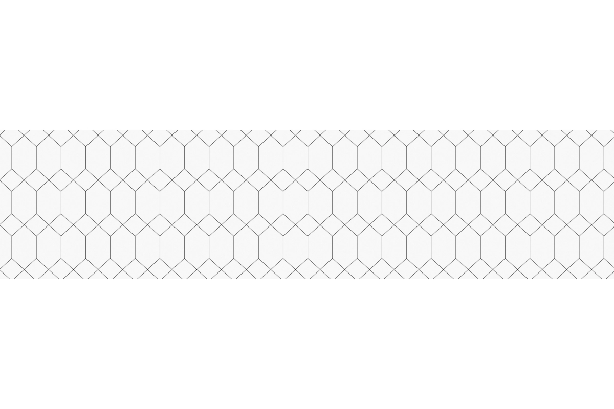 Küchenrückwand Hartschaumplatte Hexagon Musterung