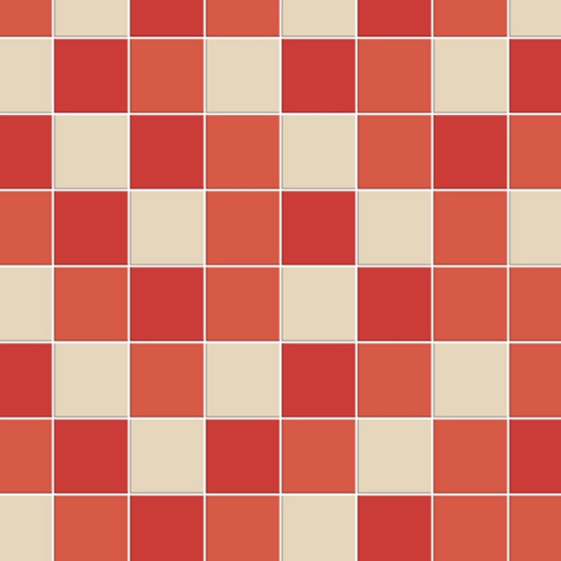 Küchenrückwand Rot Beige Mosaik