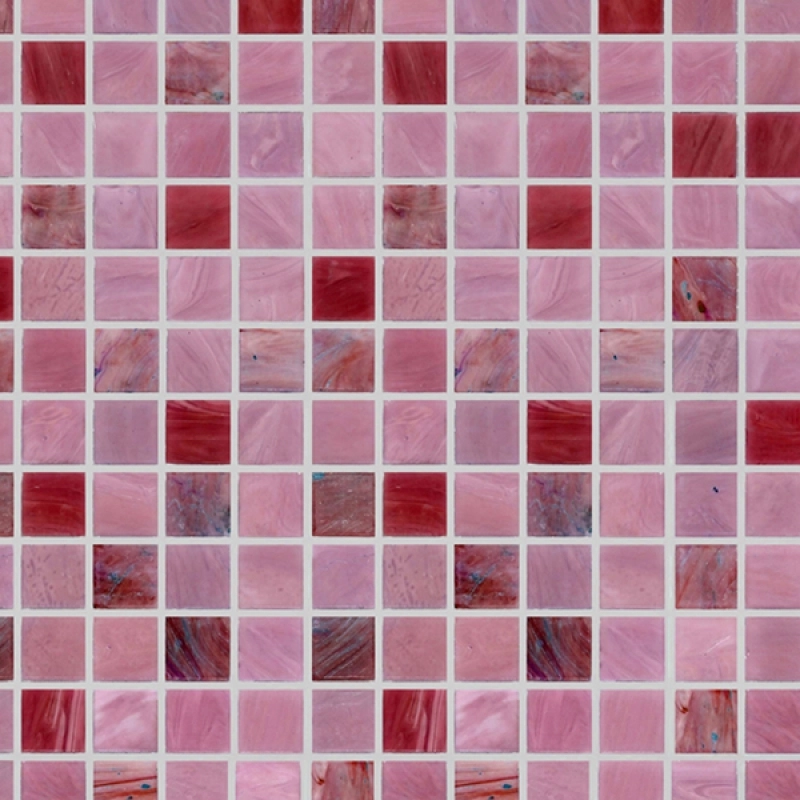 Küchenrückwand Rot Mosaik Optik