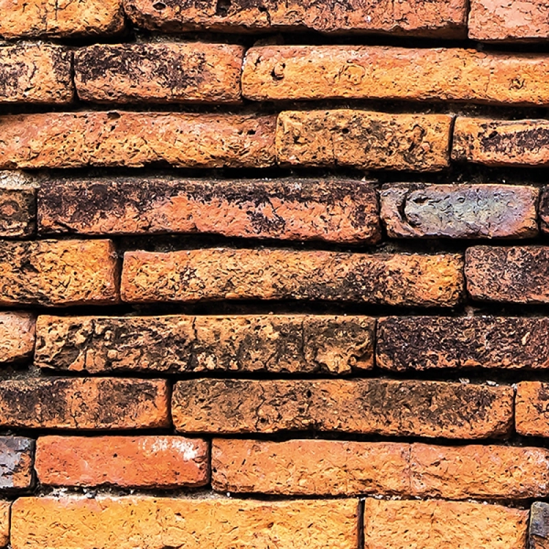 Küchenrückwand Hartschaumplatte Backsteinwand Rustika