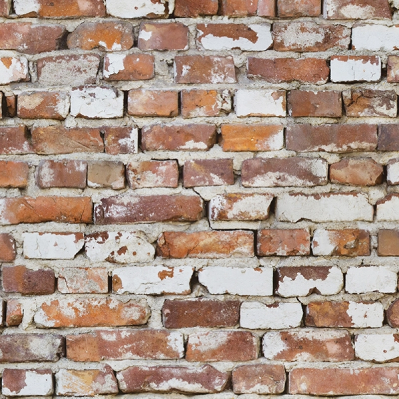 Küchenrückwand Folie Ruinen Backsteinmauer