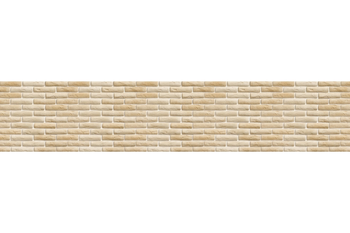 Küchenrückwand Hartschaumplatte Moderne Backsteine Beige