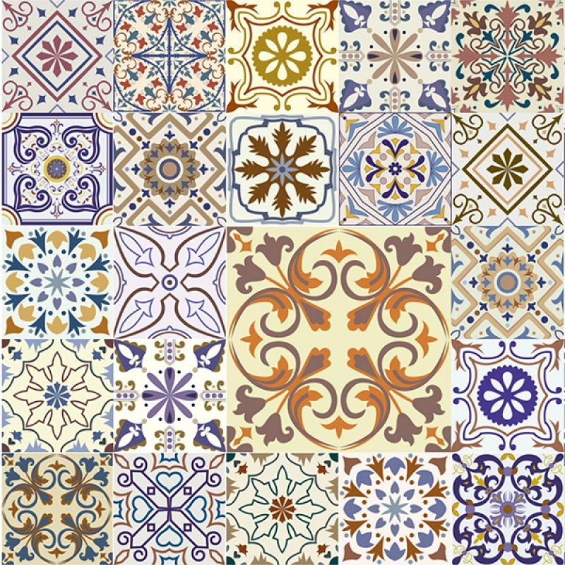 Küchenrückwand Marokko Patchwork