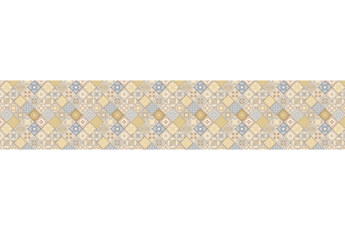 Küchenrückwand Aluverbund Arabic Patchwork Design