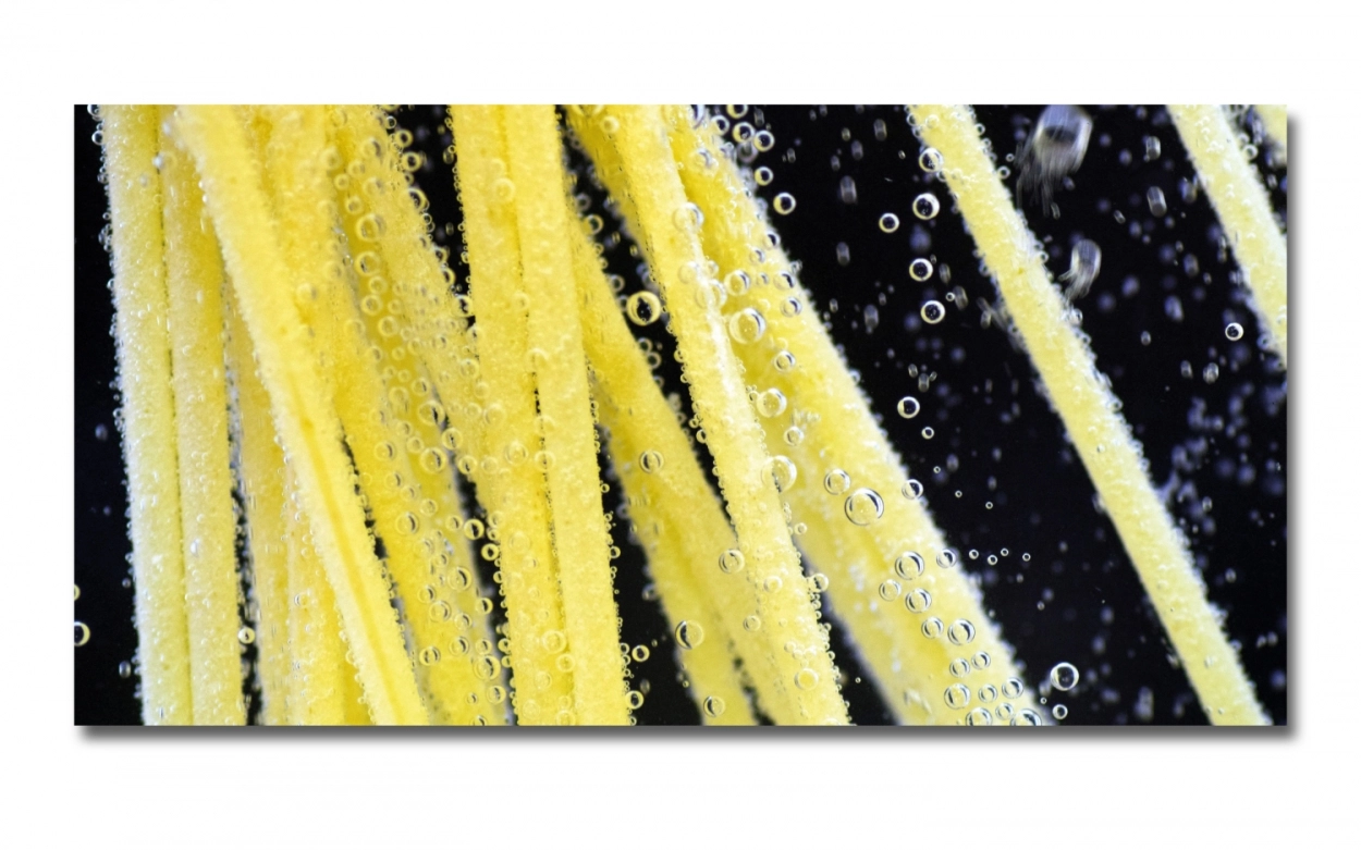 Spritzschutz Küche Acrylglas Spaghetti unter Wasser