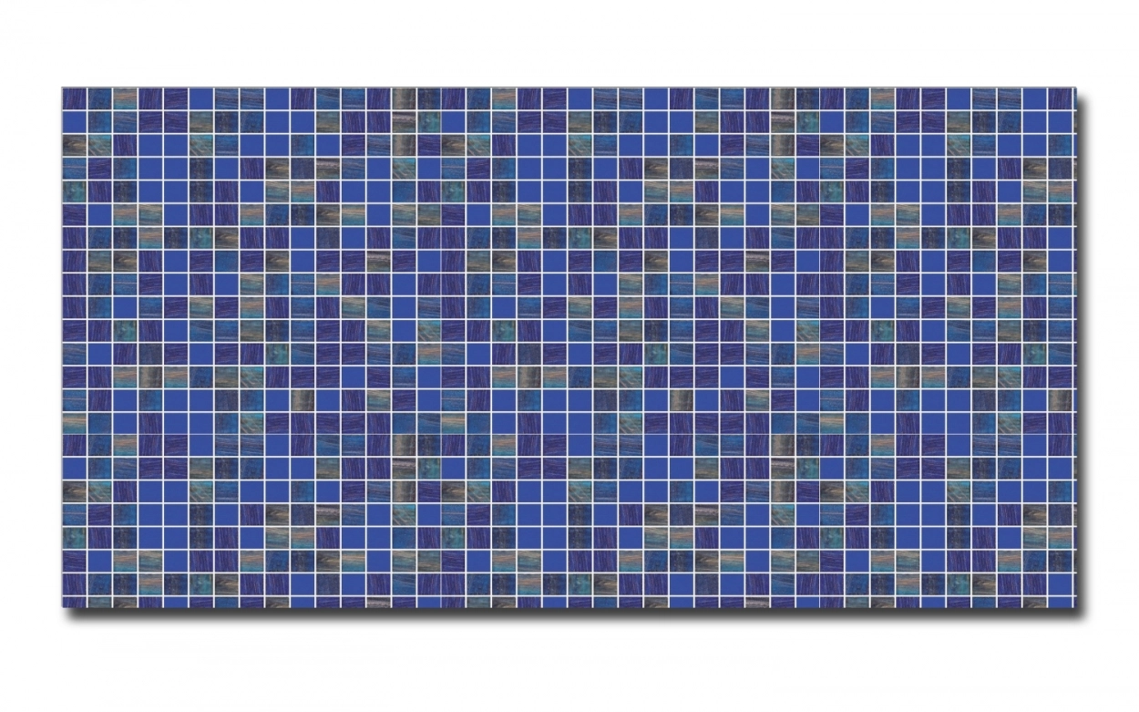 Spritzschutz Küche Acrylglas Mosaik Dunkelblau