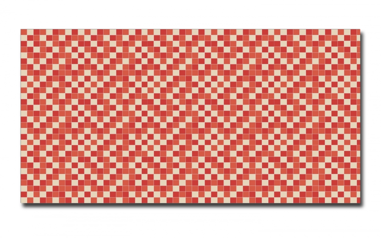 Spritzschutz Küche Acrylglas Mosaik Rot Beige