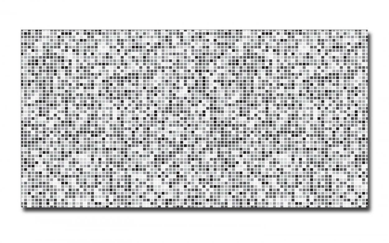 Spritzschutz Küche Hexagon Anthrazit Mosaik