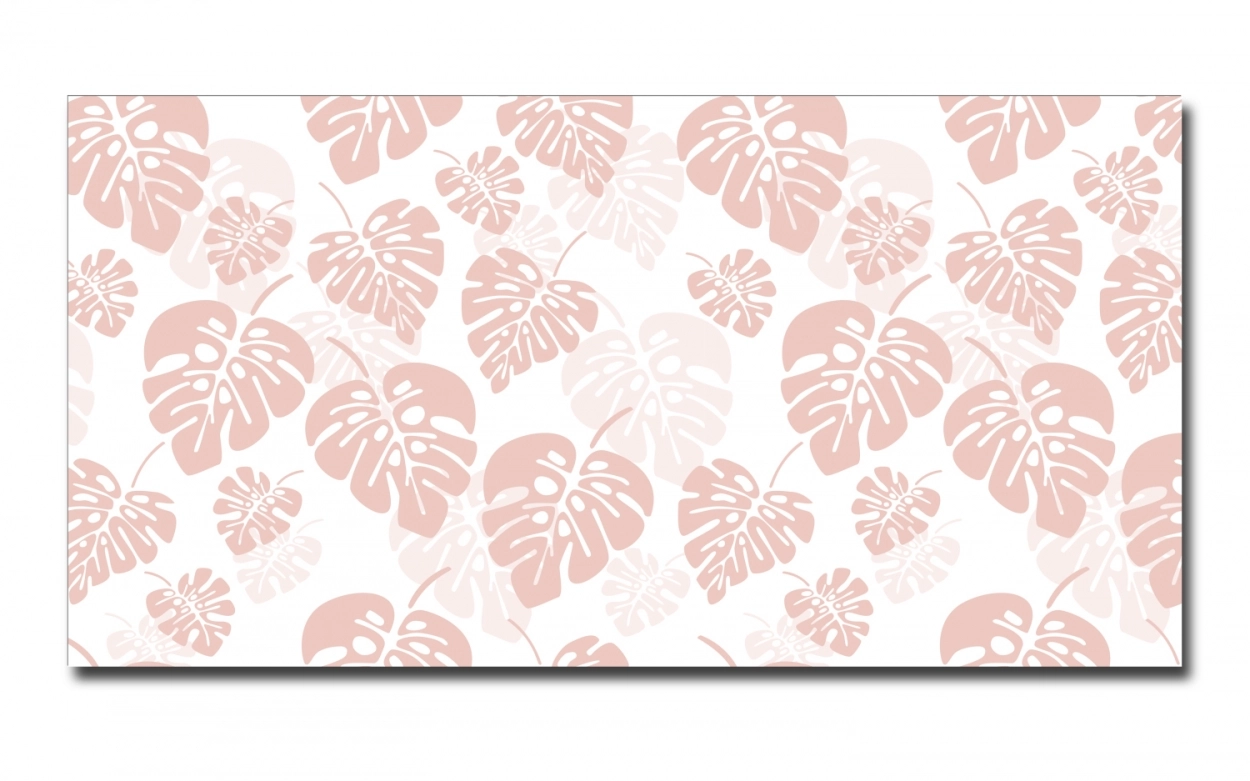 Spritzschutz Küche Acrylglas Rosa Monstera