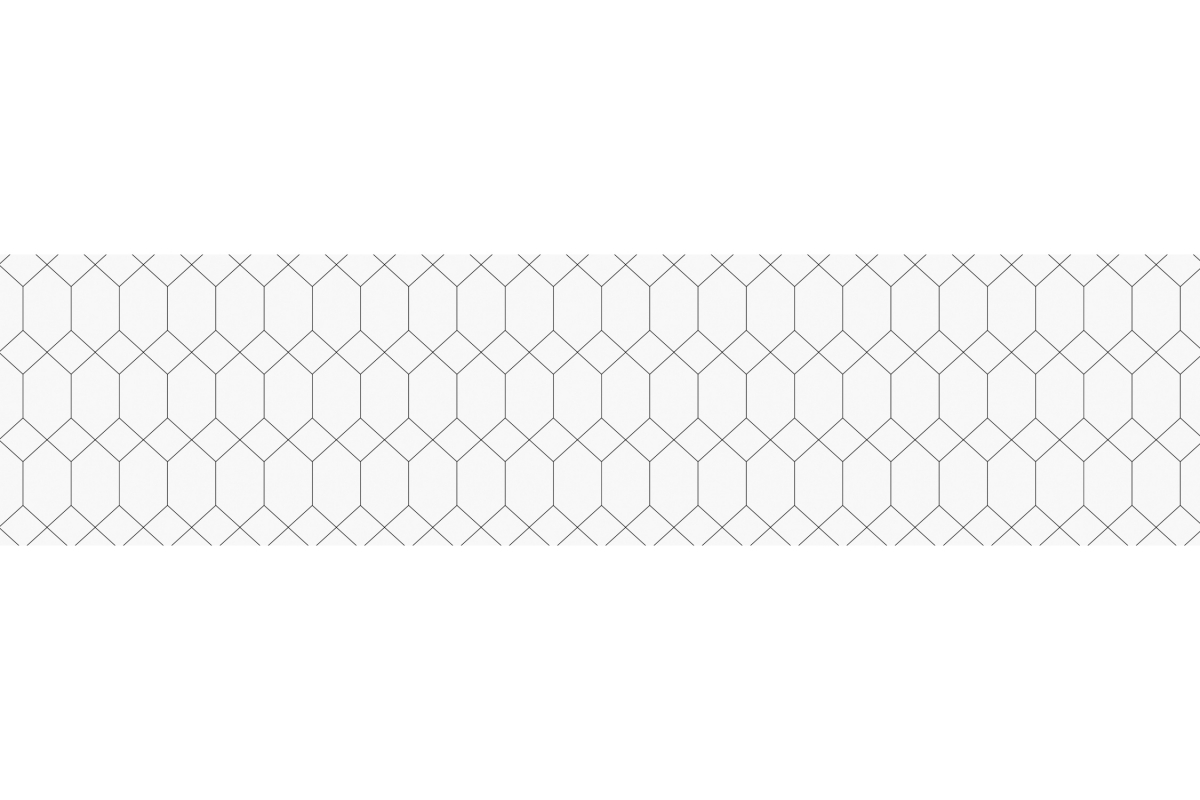 Küchenrückwand Hartschaumplatte Hexagon Musterung