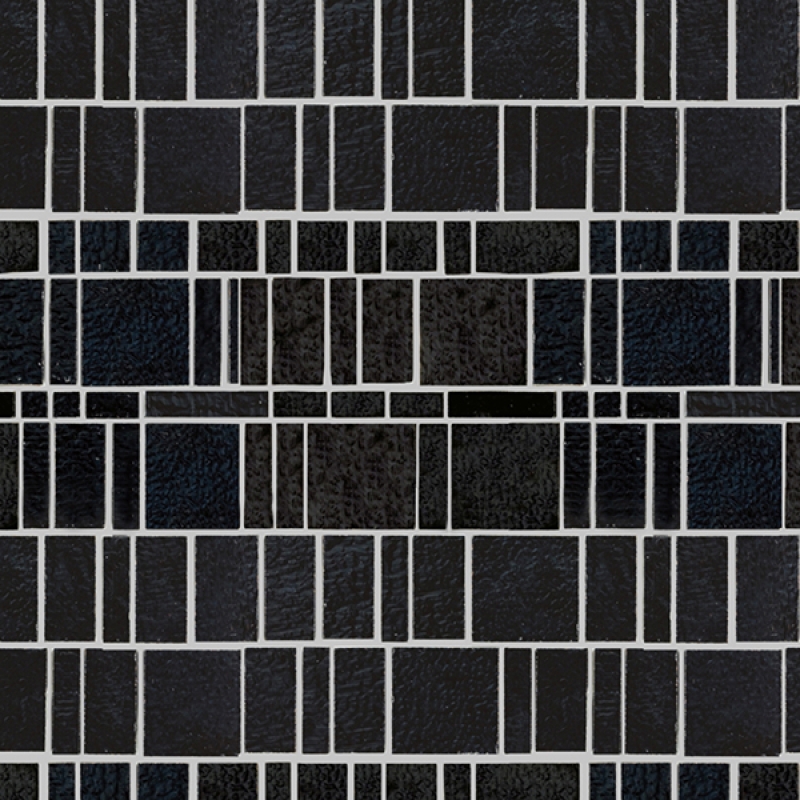 Küchenrückwand Schwarze Mosaik