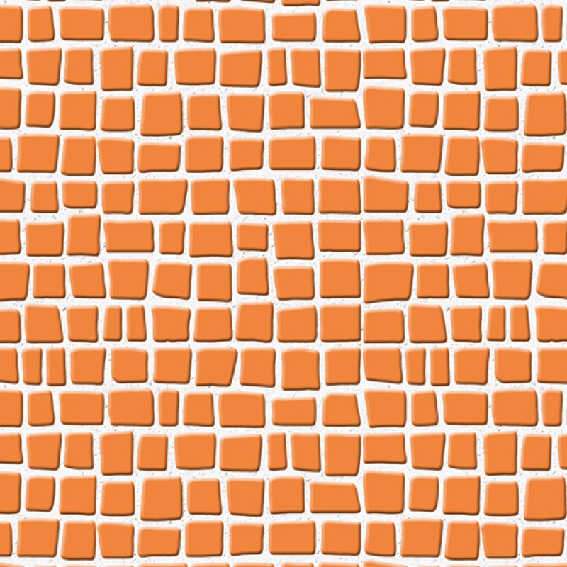 Küchenrückwand Hartschaumplatte Orange Mosaik