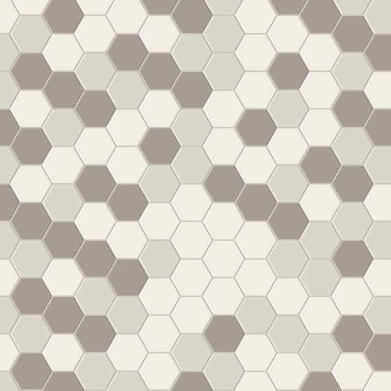 Küchenrückwand Aluverbund Hexagon Mosaik