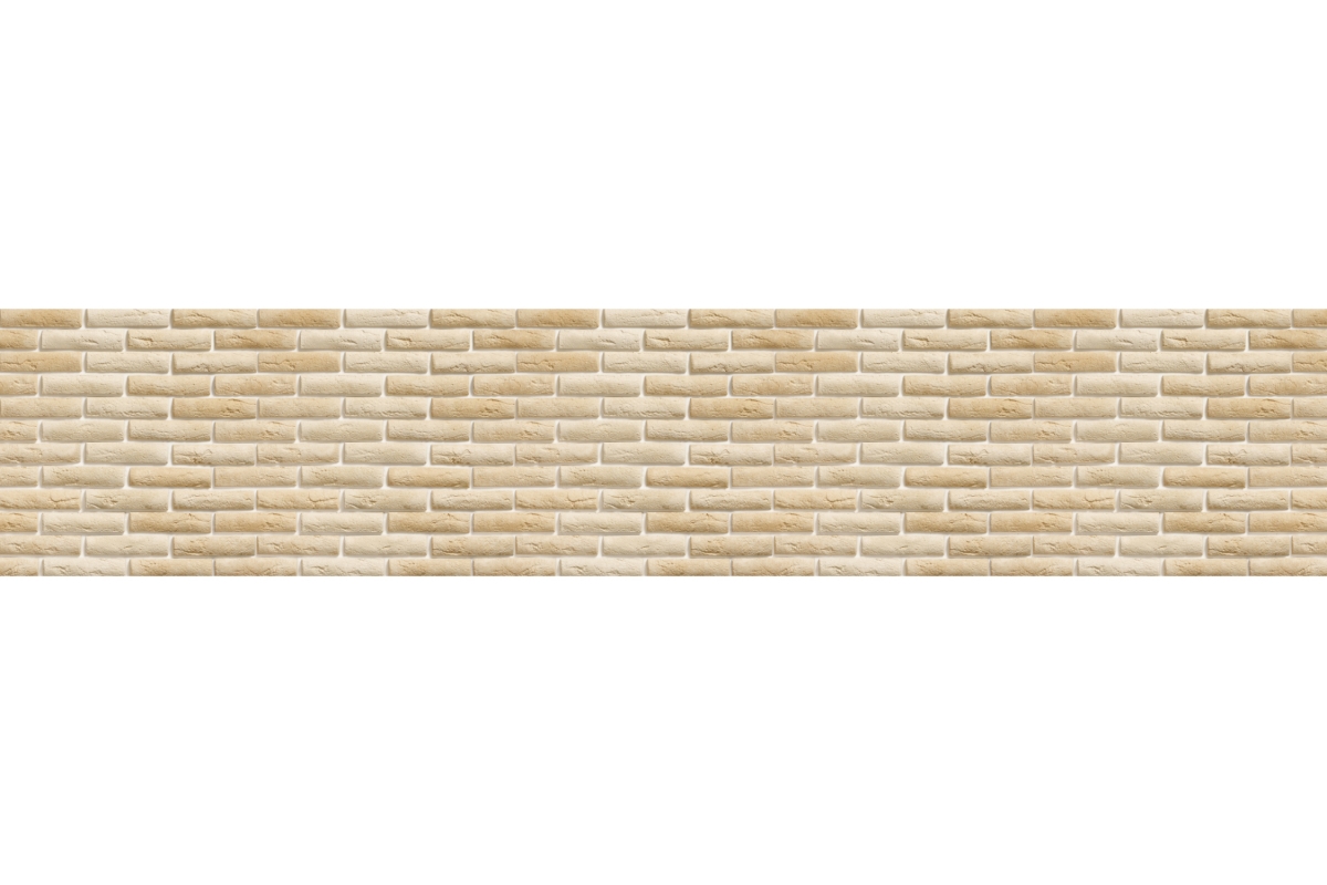 Küchenrückwand Hartschaumplatte Moderne Backsteine Beige