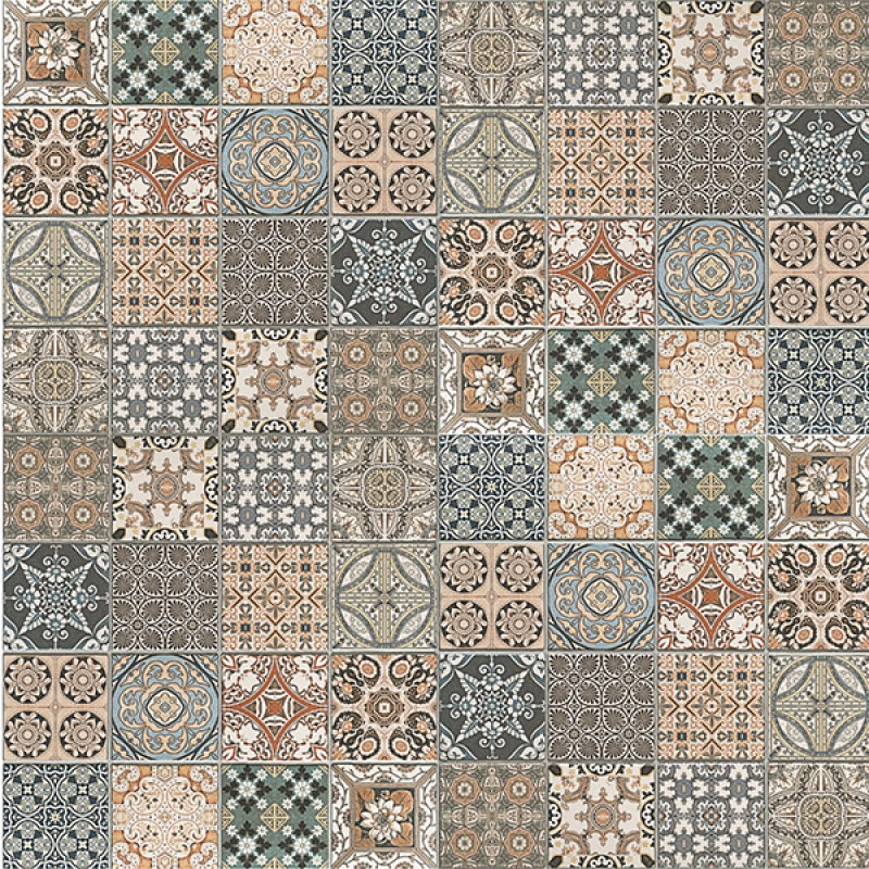 Küchenrückwand Hartschaumplatte Antike Mosaik Patchwork