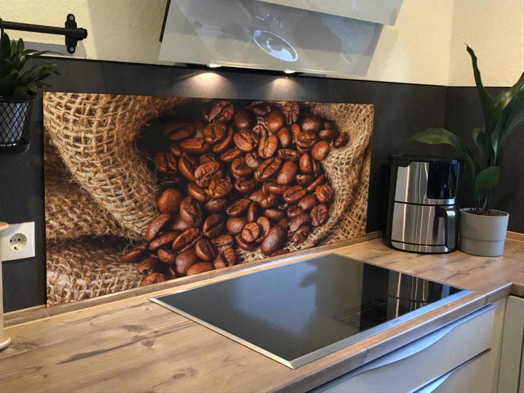 Spritzschutz Küche Acrylglas Kaffeebohnen