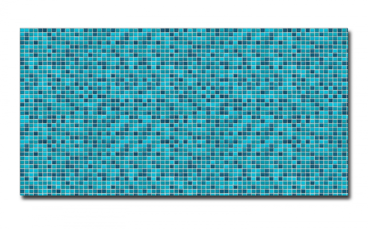 Spritzschutz Küche Acrylglas Keramik Mosaik Blau