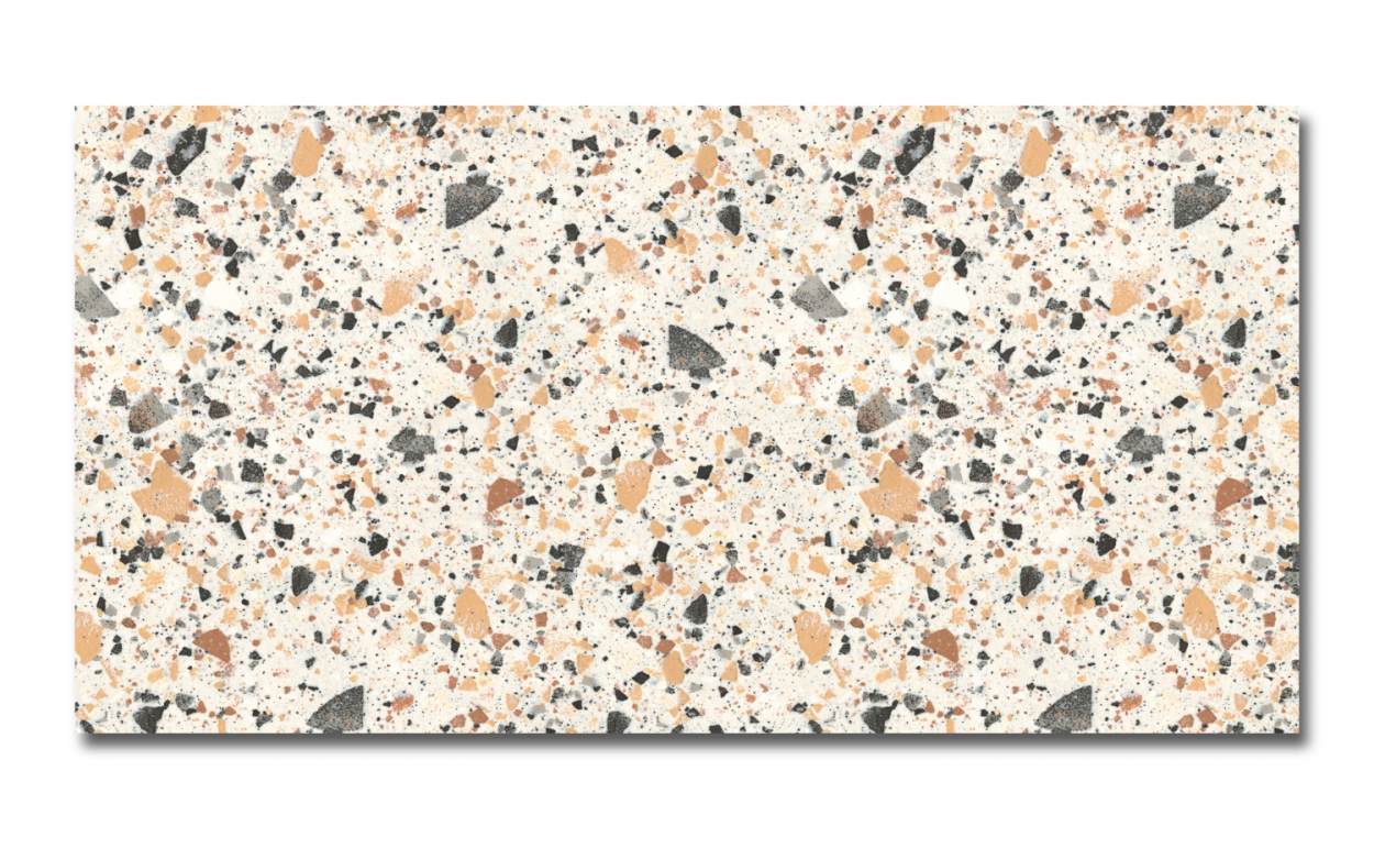 Spritzschutz Küche Terrazzo Steinoptik