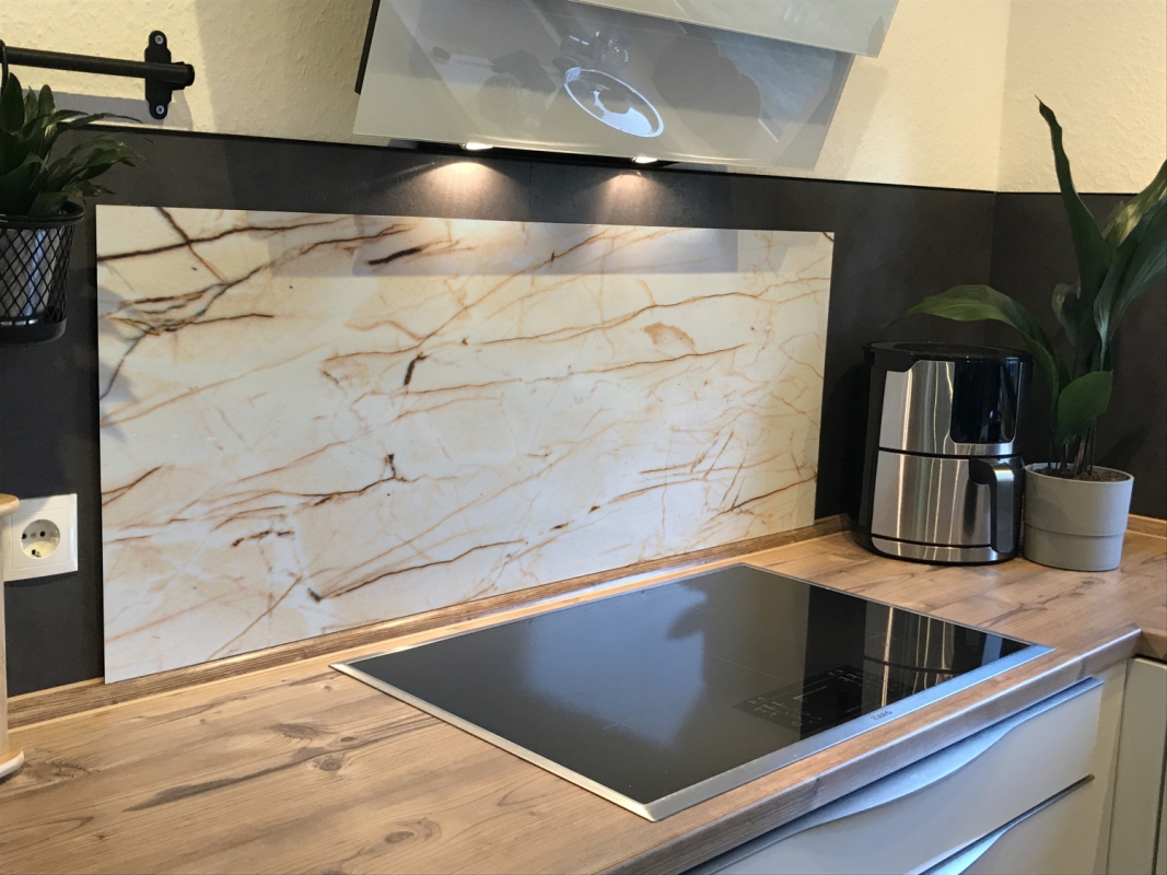 Spritzschutz Küche Acrylglas Marmor Steinplatte