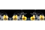 Küchenrückwand Zitronen Splash