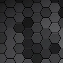 Küchenrückwand Hexagon Anthrazit Mosaik