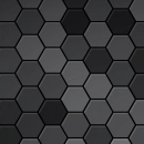 Küchenrückwand Hexagon Anthrazit Mosaik