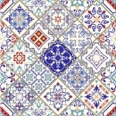 Küchenrückwand Aluverbund Osmanische Keramikfliesen