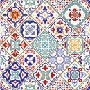 Küchenrückwand Aluverbund Osmanische Keramik Patchwork